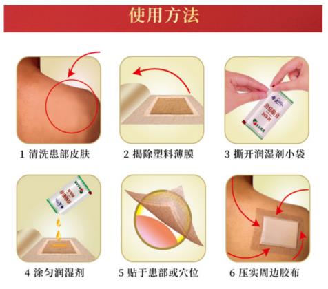 晚上可以用奇正消痛贴膏吗？